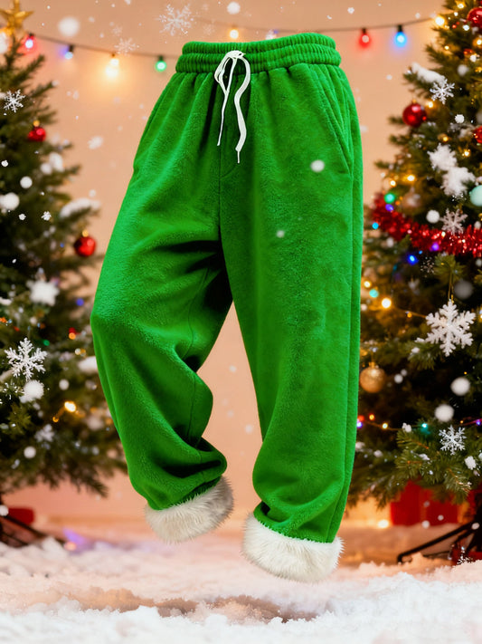 Men's Retro Christmas Flannel Comfort Pants