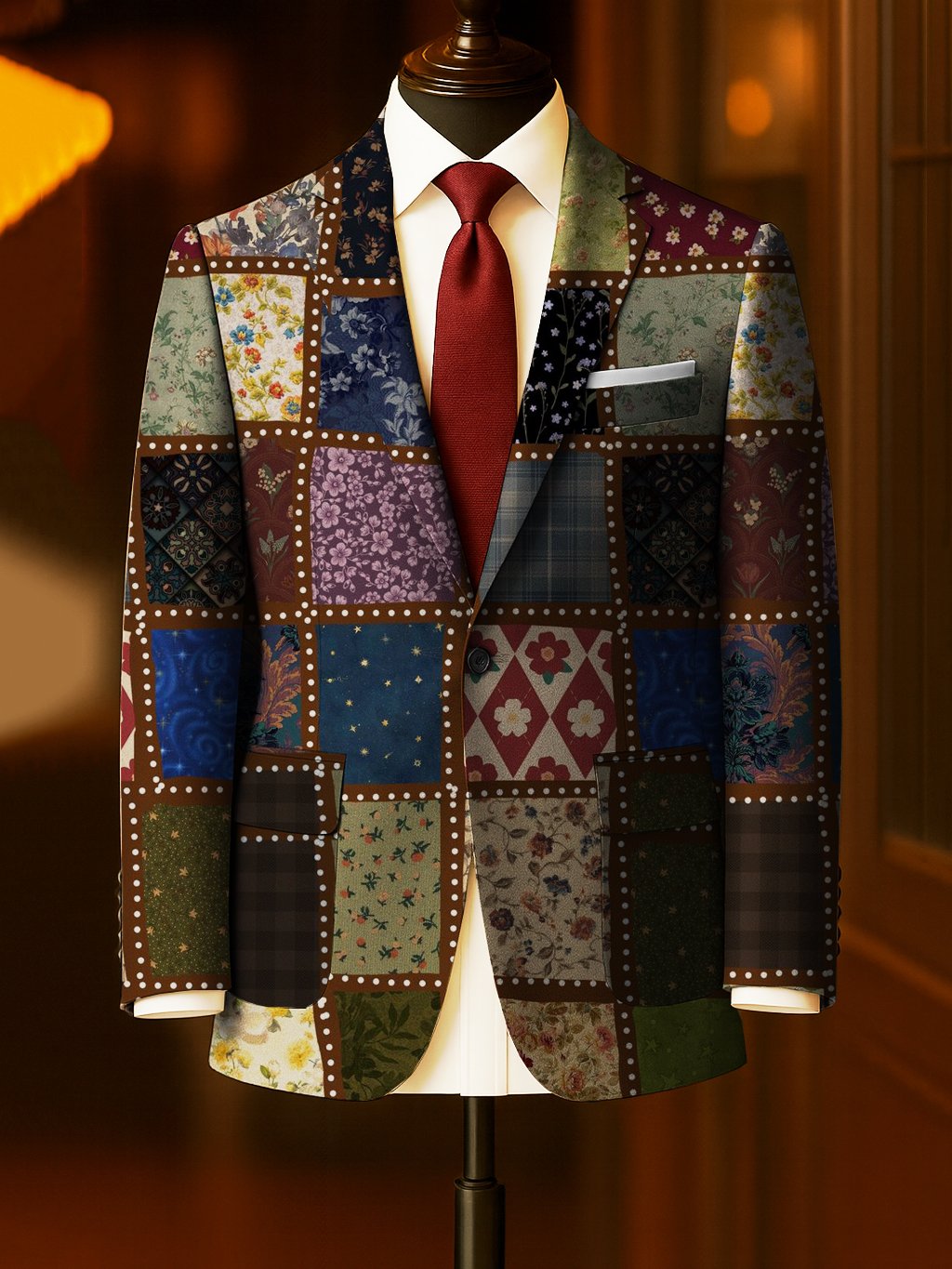 Men's Business Casual Large Pocket Blazers