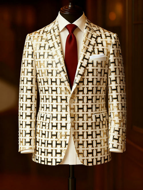 Men's Business Retro Casual Suit Jacket