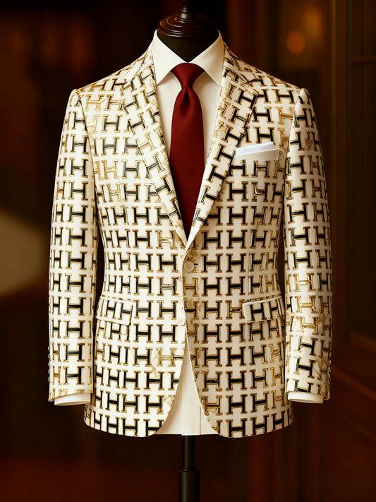 Men's Business Retro Casual Suit Jacket