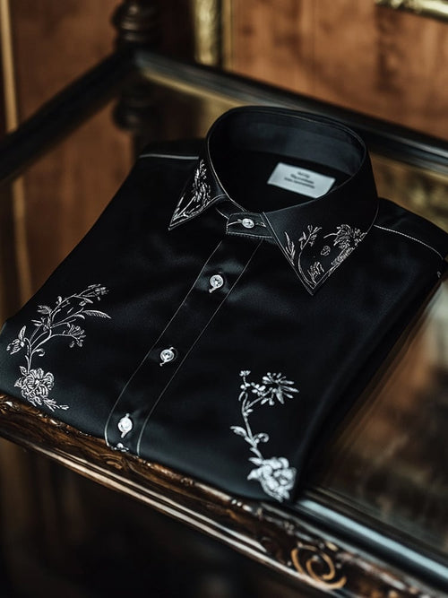 Men's Business Casual Lapel Short Sleeve Shirt