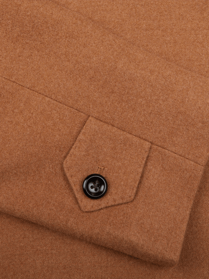 Men's Stylish Single-Breasted With Pockets Casual Woolen Coat