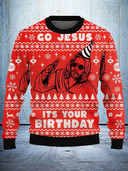 Funny Jesus Ugly Christmas Sweatshirt