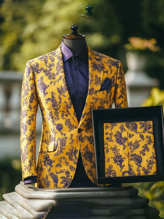 Men's Luxury Business Velvet Blazers