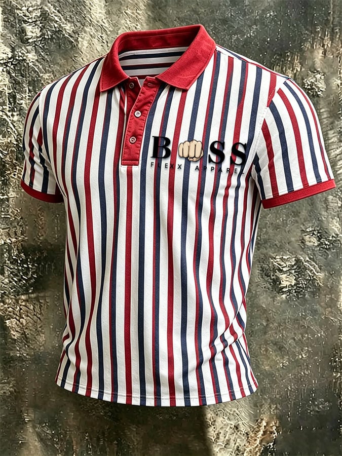 Men's Short-Sleeve Business Polo Shirt