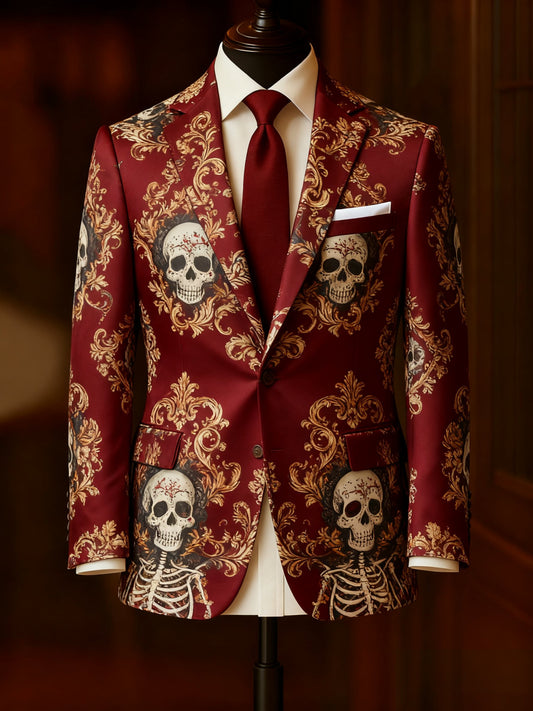 Men's Business Casual Christmas Suit Outerwear