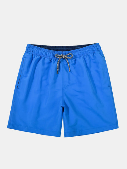 Contrast Waistband Swim Shorts