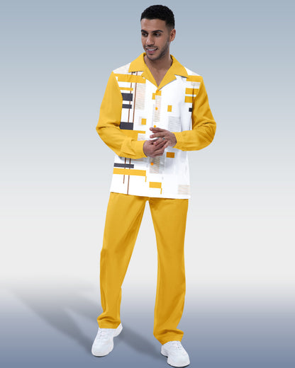 Suitmens Suitmens Men's Walking Canary - Long Sleeve Men's Two-Piece Blazer