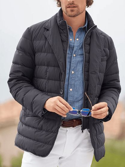Men's Vintage Pleated Cotton Casual Jacket