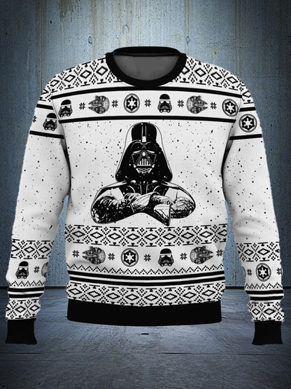Fun Print Planet Darth Vader Sweatshirt - Unisex