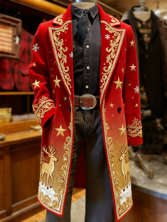 Men's Vintage Christmas Party Casual Jacket