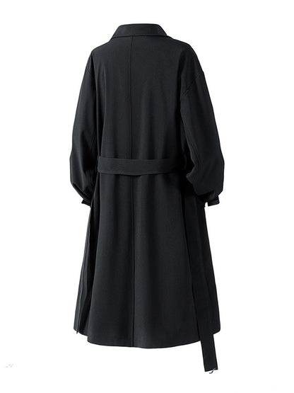 2025 Men's Autumn New American Style Mid-Length Trench Coat