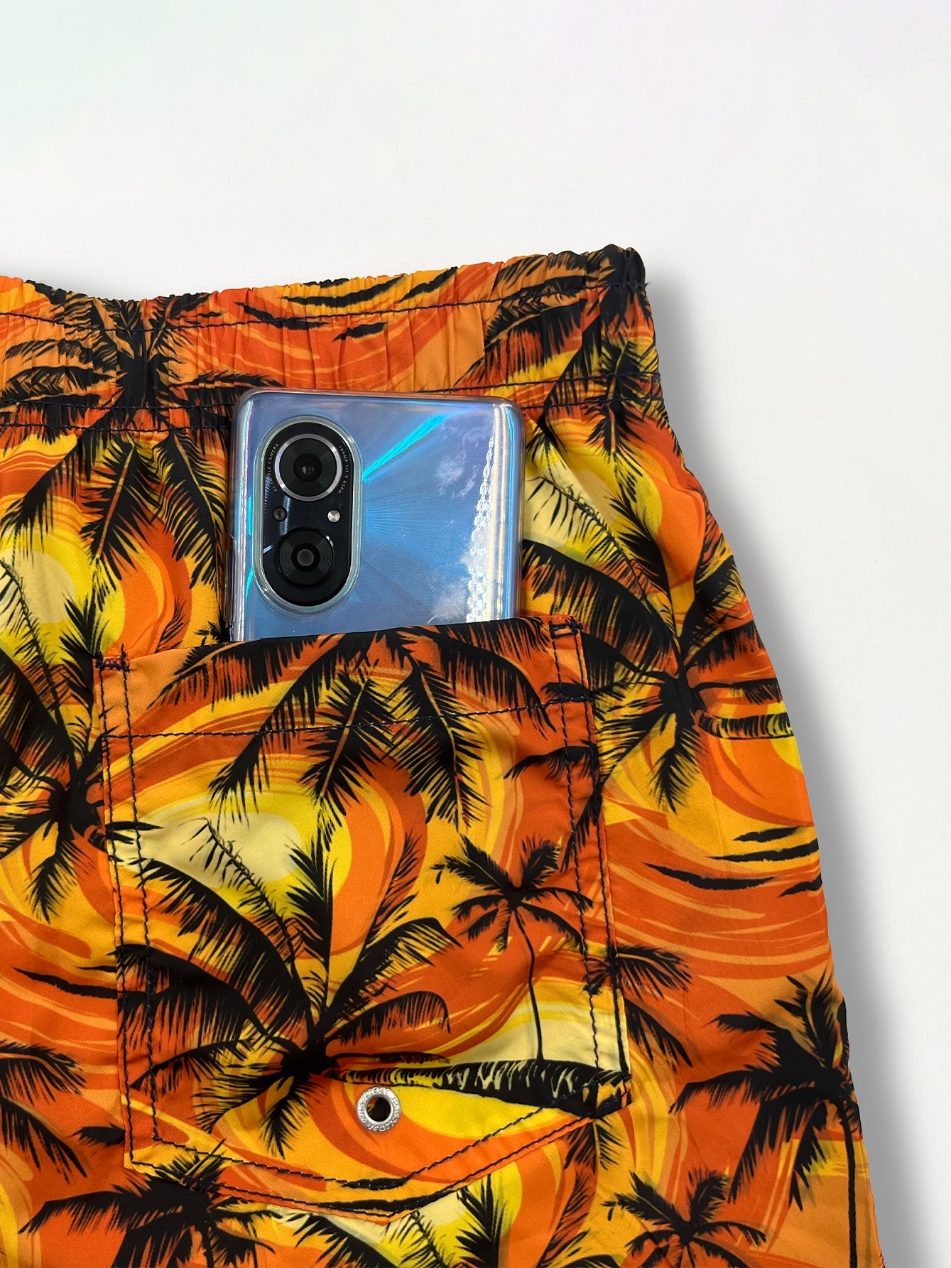 Palm Tree Print Swim Shorts