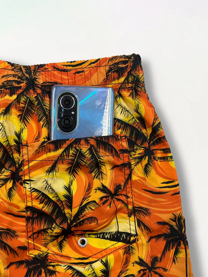 Palm Tree Print Swim Shorts