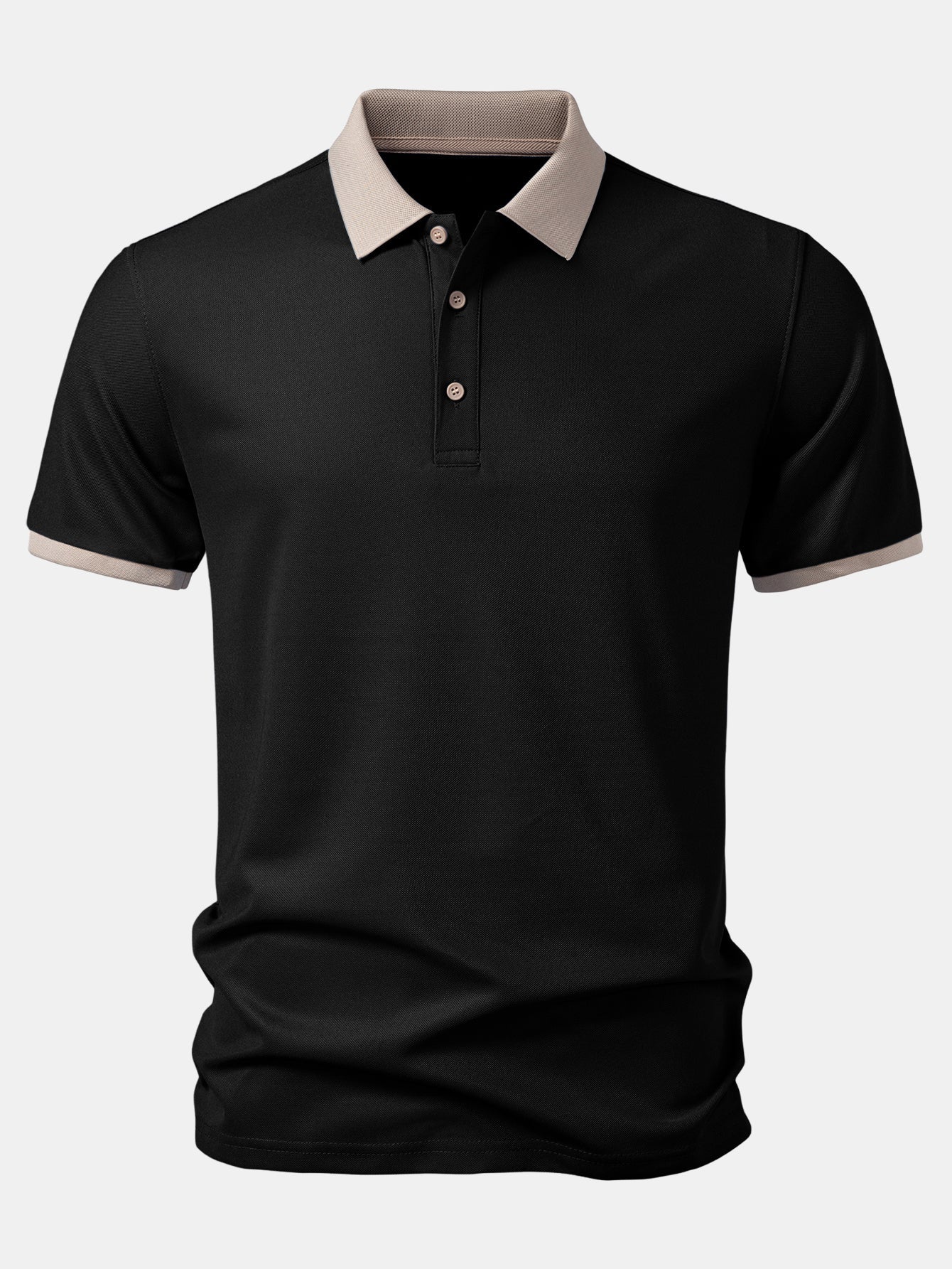 Contrast Collar Polo