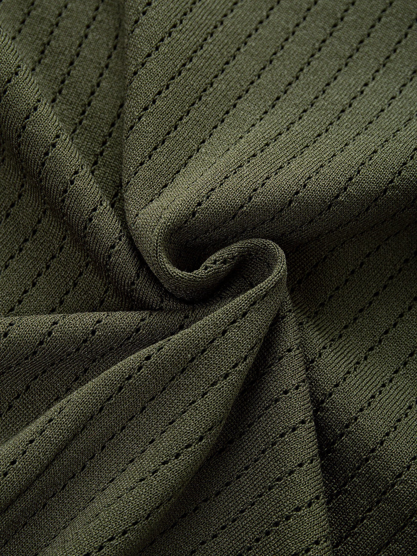 Johnny Collar Open Knit Polo