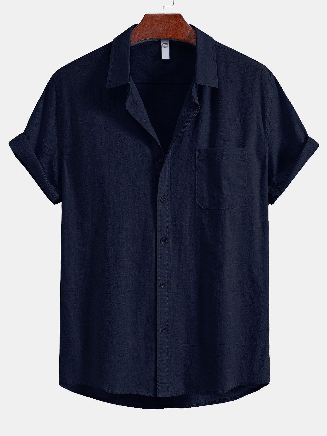 Linen Pocket Button Up Shirt