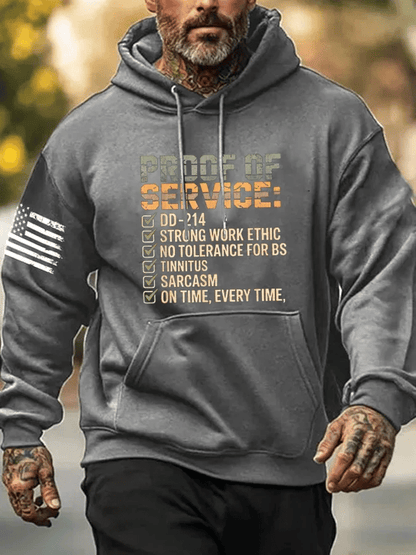 Men's Proof Of Service Print Sweatshirt