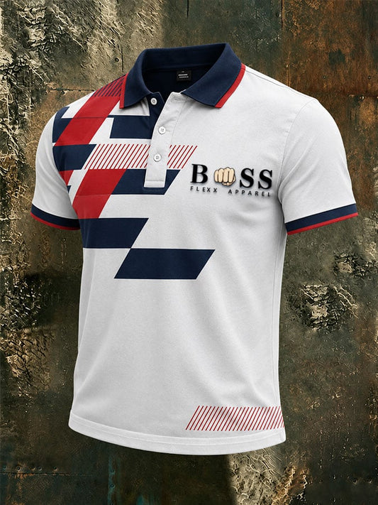 Men's Short-Sleeve Business Polo Shirt