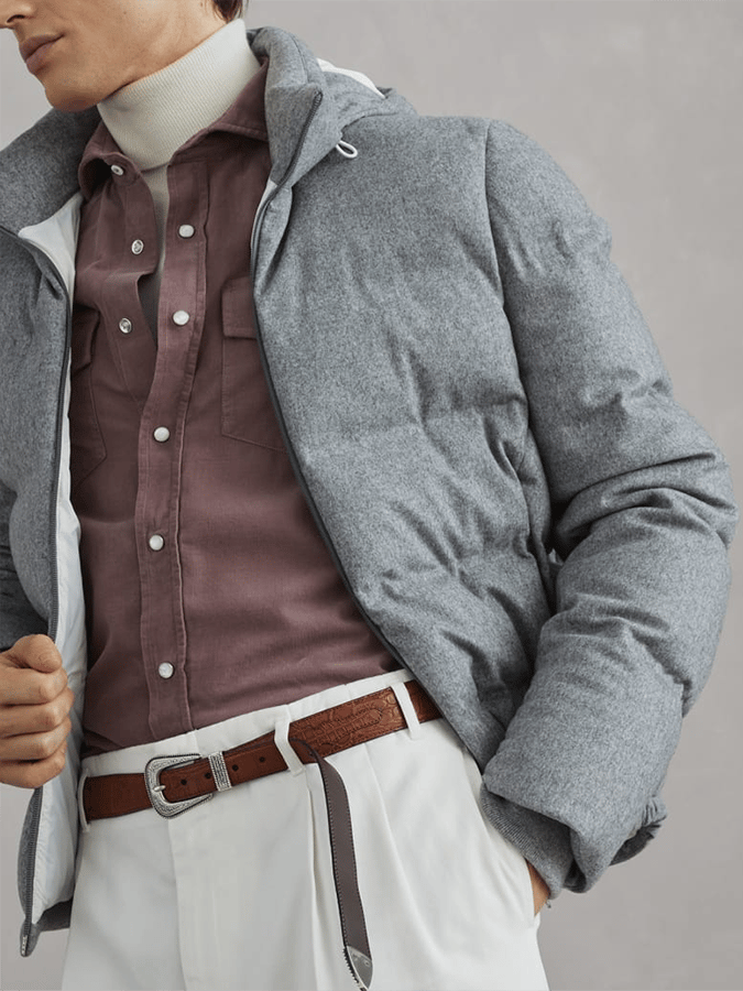 Men's Vintage Pleated Cotton Casual Jacket