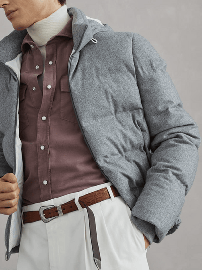 Men's Vintage Pleated Cotton Casual Jacket