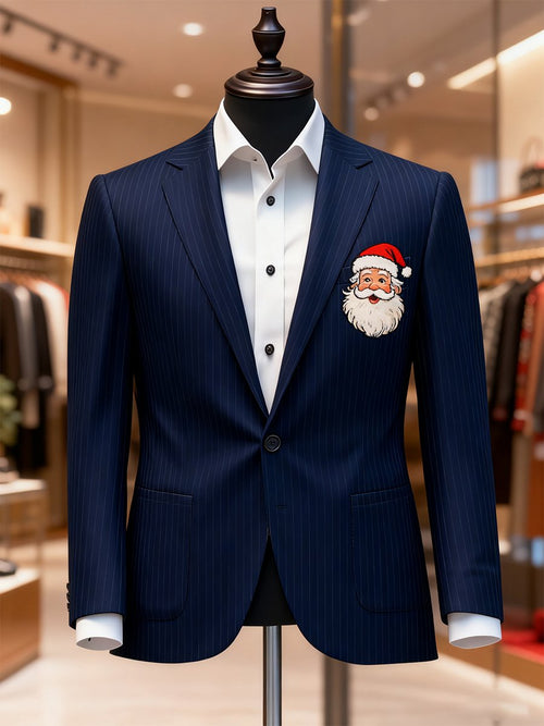 Men's Business Casual Christmas Suit Outerwear