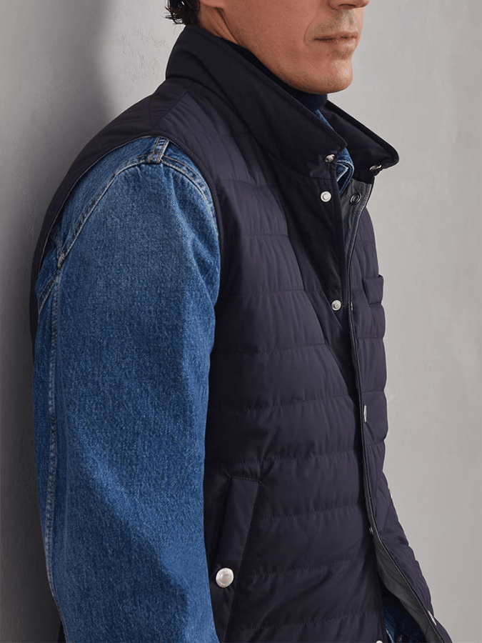 Men's Vintage Pleated Cotton Casual Cotton Vest