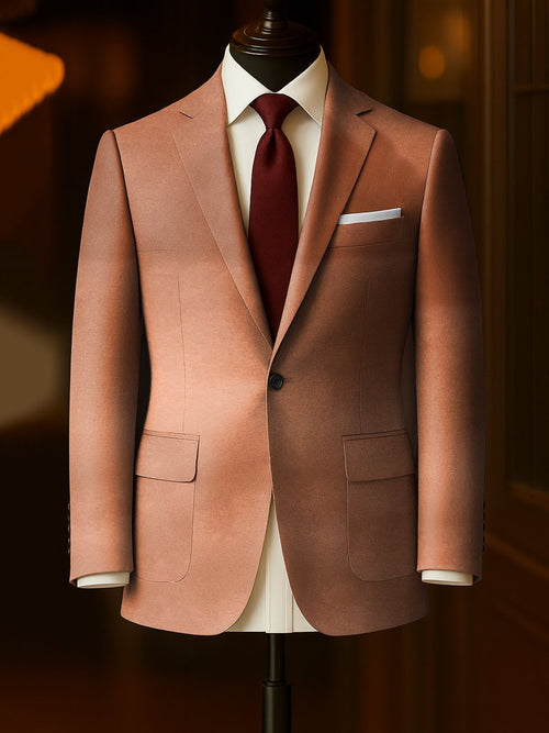 Men's Business Casual Large Pocket Plaid Blazers
