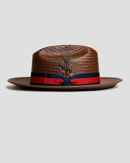 Tienda SG Miller Ranch Fedora - Patriotic Straw