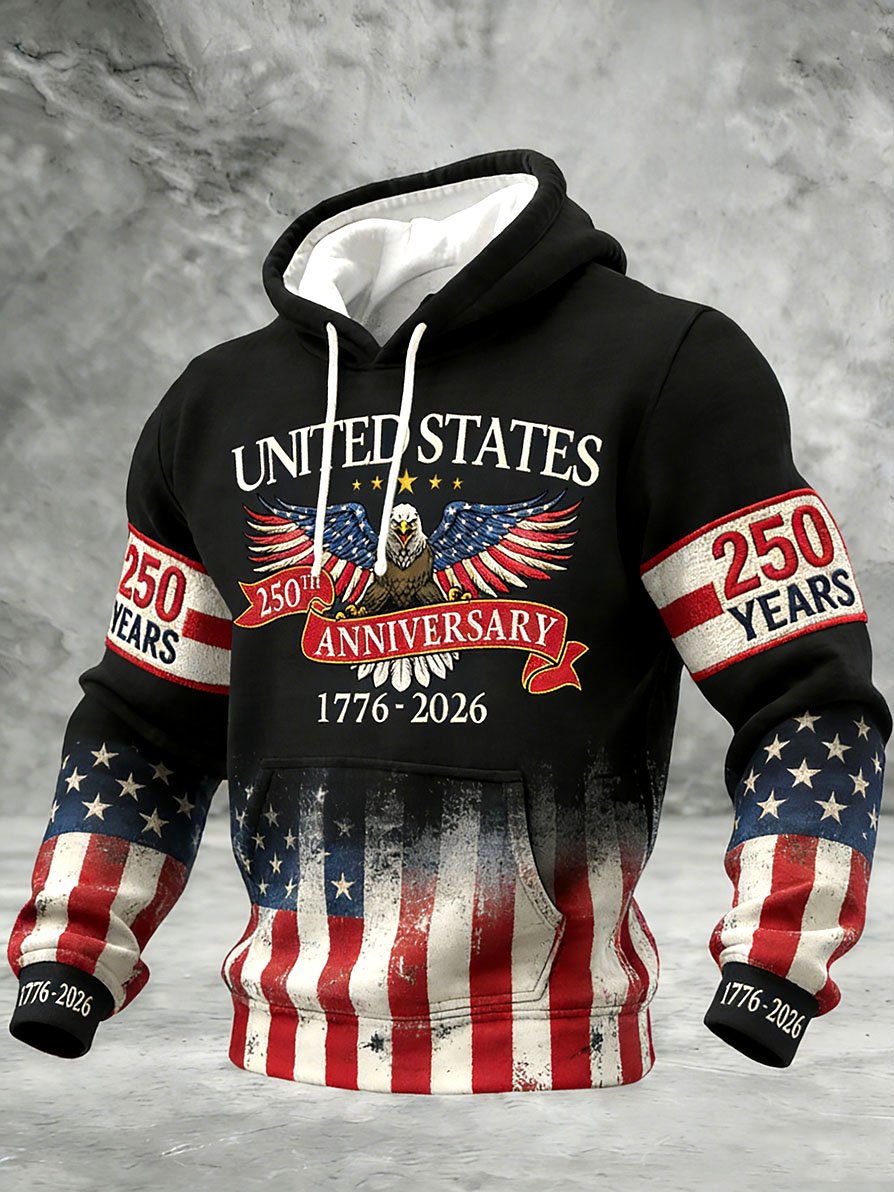 Men's 250th Anniversary of the Founding of the United States Hoodie