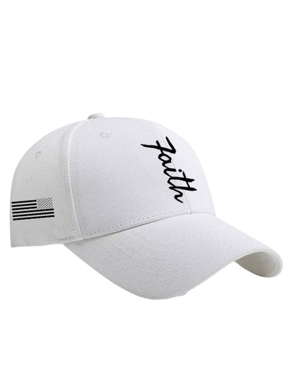 Unisex Faith&Flag Print Baseball Cap