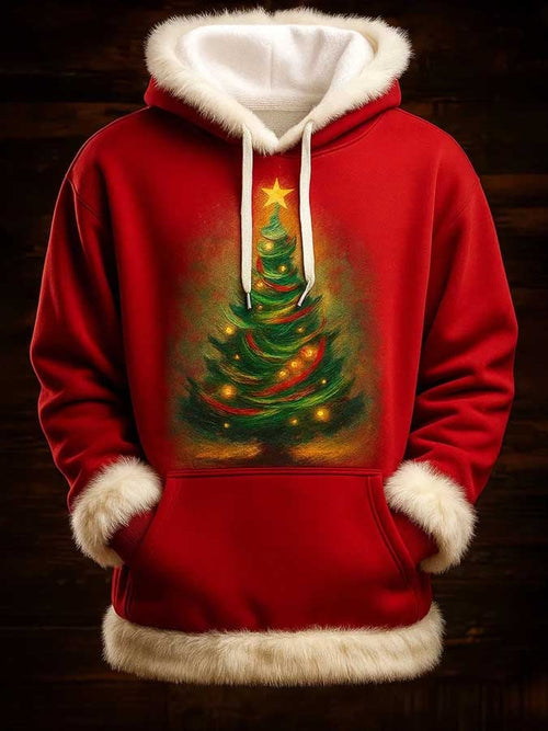 Men's Christmas Retro Long-Sleeve Sweatshirt