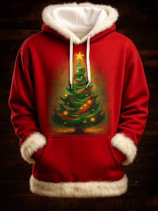Men's Christmas Retro Long-Sleeve Sweatshirt