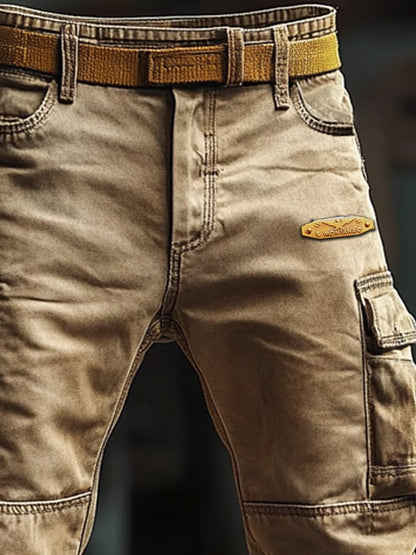 Men's Retro Outdoor Functional Overalls