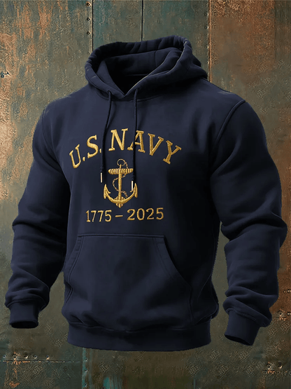 Men's US Veteran Print Hoodie