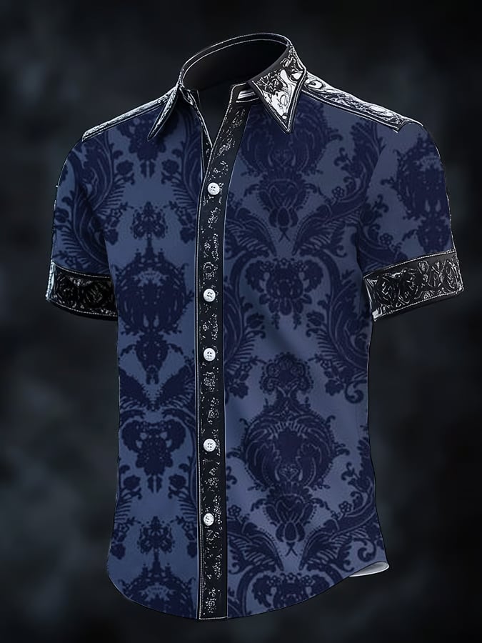Men's Vintage Gothic Dark Shirt