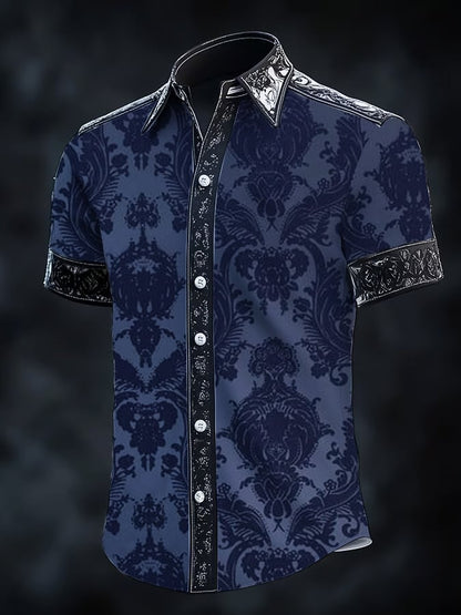 Men's Vintage Gothic Dark Shirt