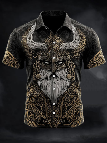 Men's Vintage Dark Viking Shirt