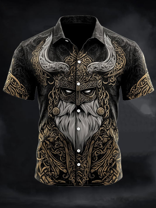 Men's Vintage Dark Viking Shirt