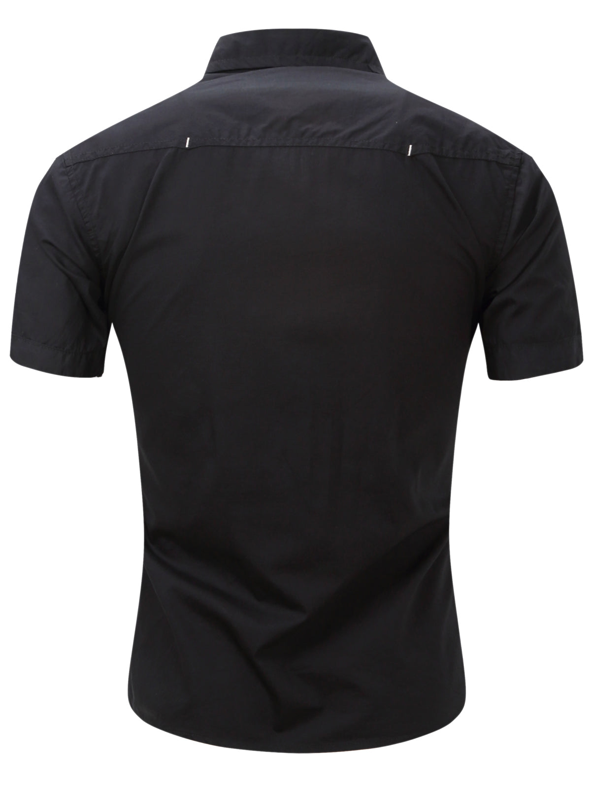Men's Outdoor Casual Cotton Pocket Short Sleeve Shirt