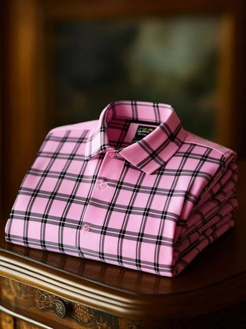 Men's Classic Business Logo Button Short Sleeve Polo Shirt