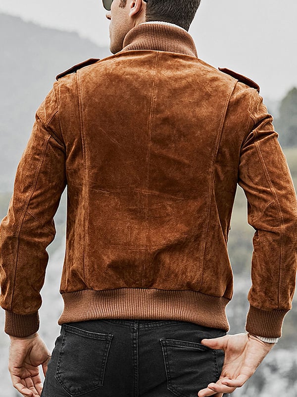 Men's Outdoor Sports Zipper Pocket Trendy Jacket
