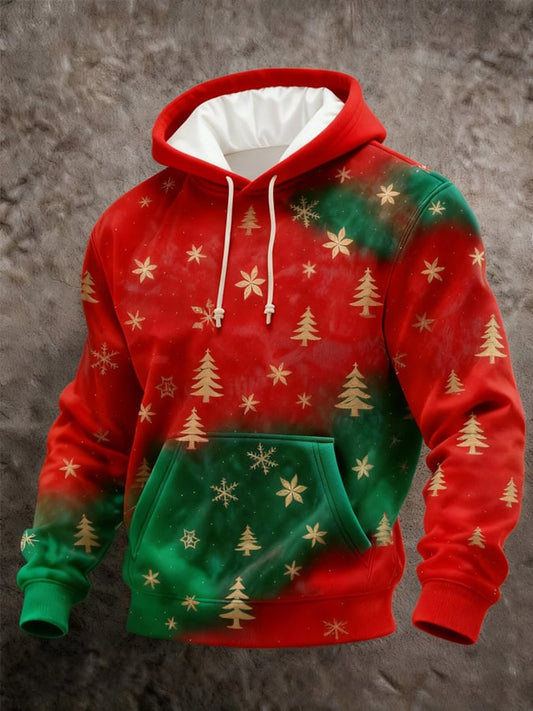 Men's Christmas Print Hoodie