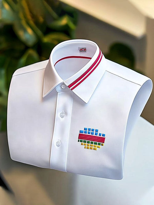 Men's Luxury Business Logo Icon Shirt