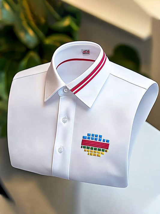 Men's Luxury Business Logo Icon Shirt