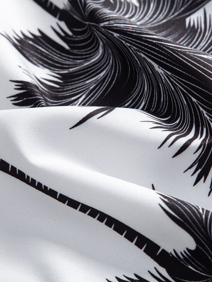 Palm Tree Print Swim Shorts