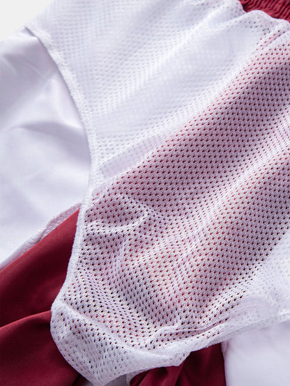 Solid Drawstring Swim Shorts