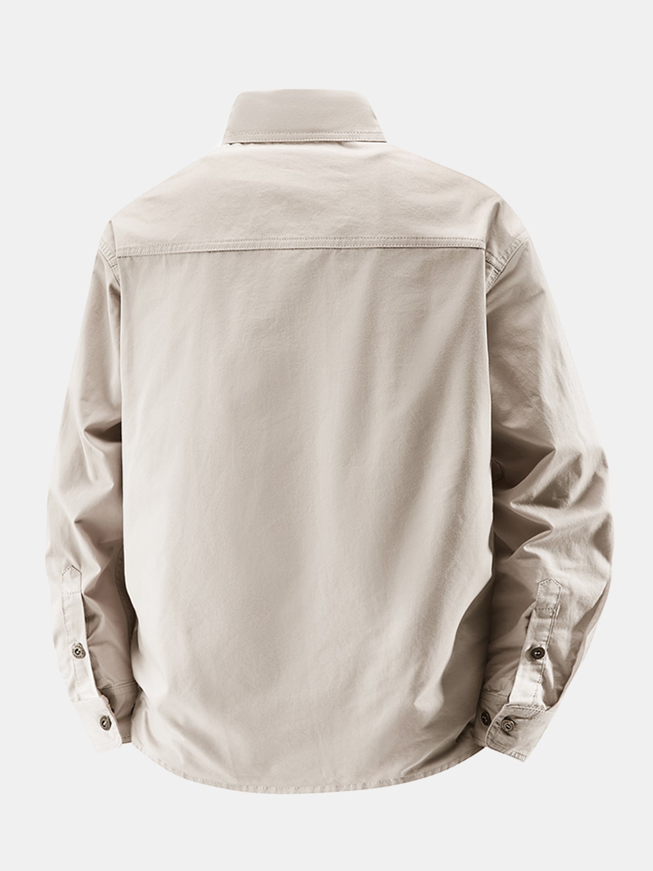 Long Sleeve Utility Shirt With Pockets