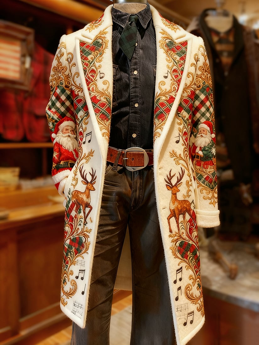 Men's Vintage Christmas Party Casual Jacket