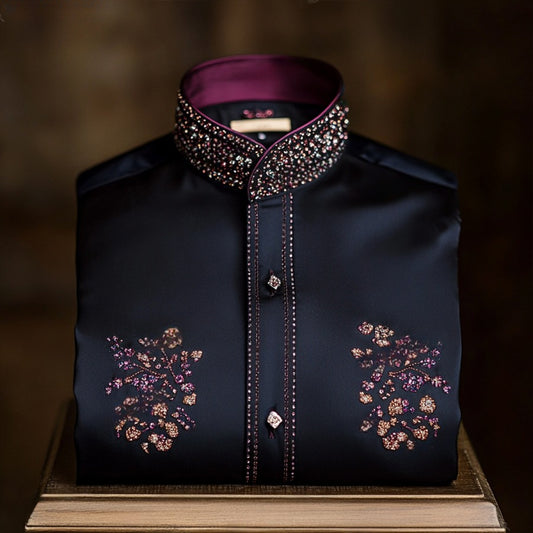 Luxury Premium Business Casual Long Sleeve Shirt High Elasticity